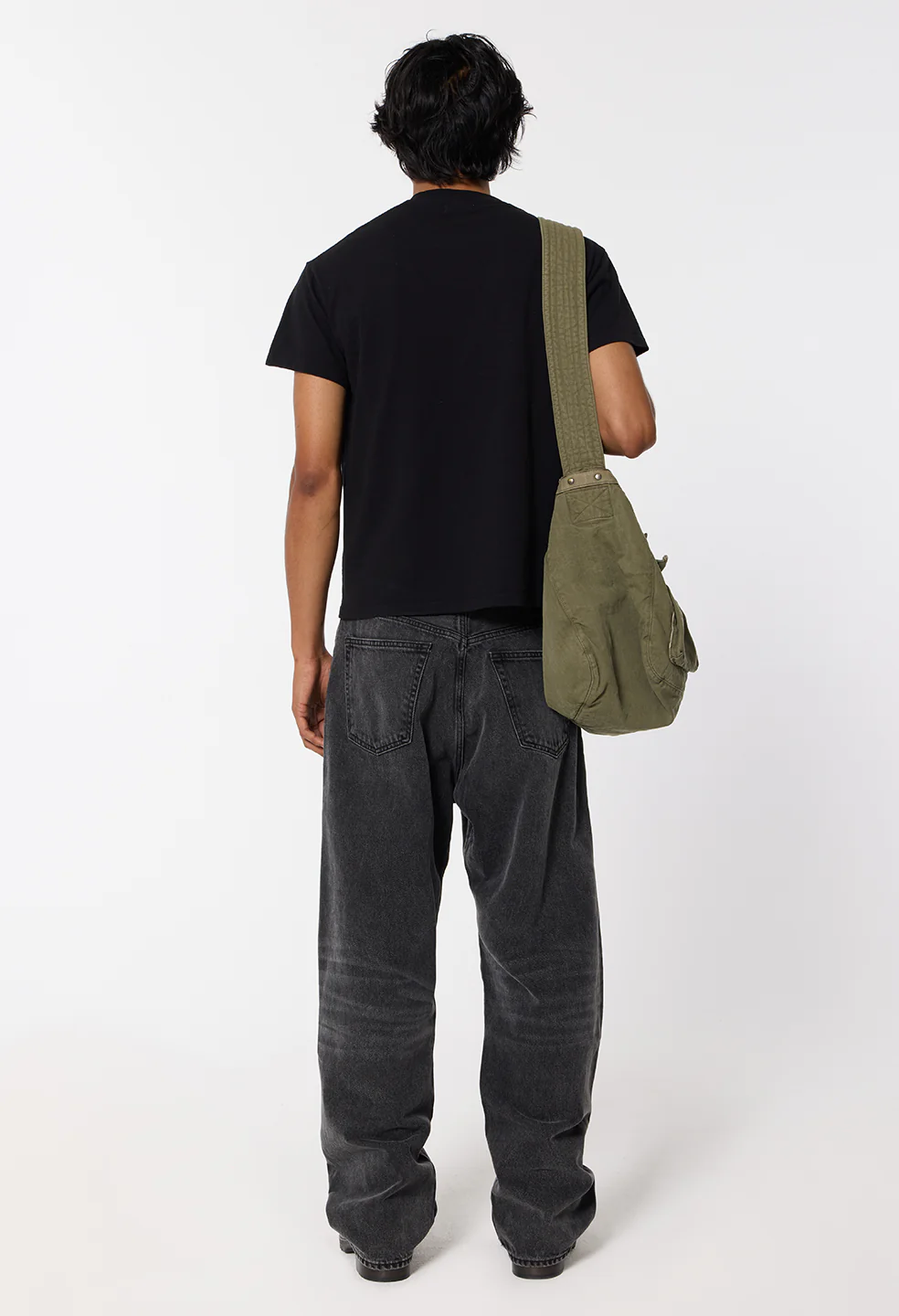 Air Spun Shrunken Tee / Black - Image 5