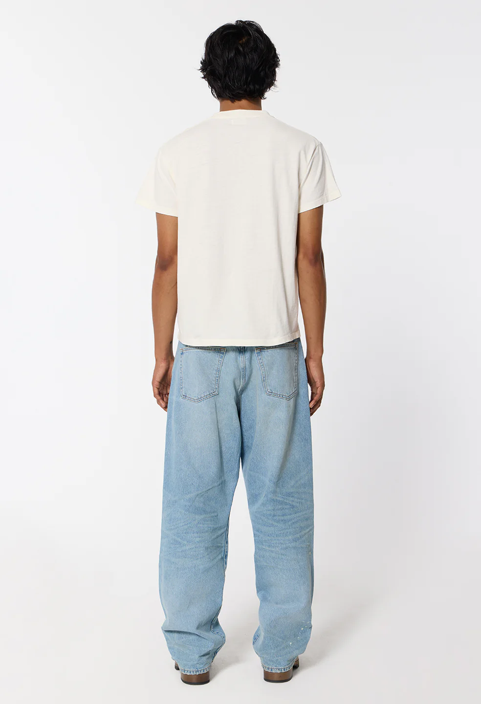 Air Spun Shrunken Tee / Salt - Image 5