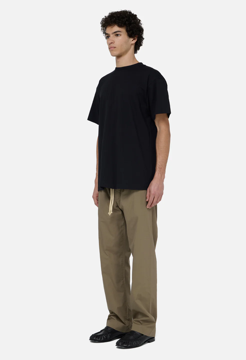 Cotton Easy Trouser / Mocha - Image 4