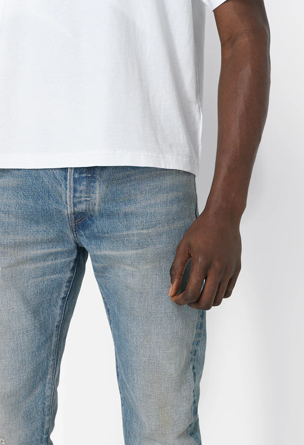 Summer Reversed Cropped Tee / White - Image 6